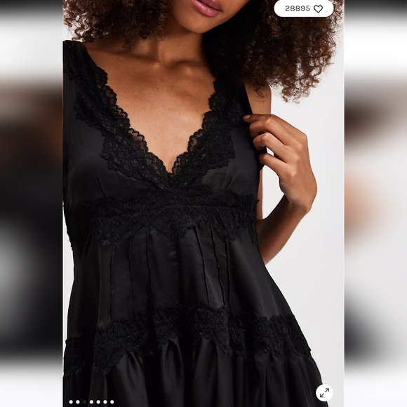 Free‎ People Intimates In The Grove Mini Slip Dress Nightie Gown - Picture 3 of 11